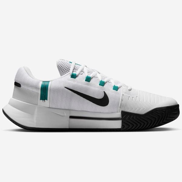 Nike Zoom GP Challenge 1 (Quadra Rápida) — Branco e Verde Escuro