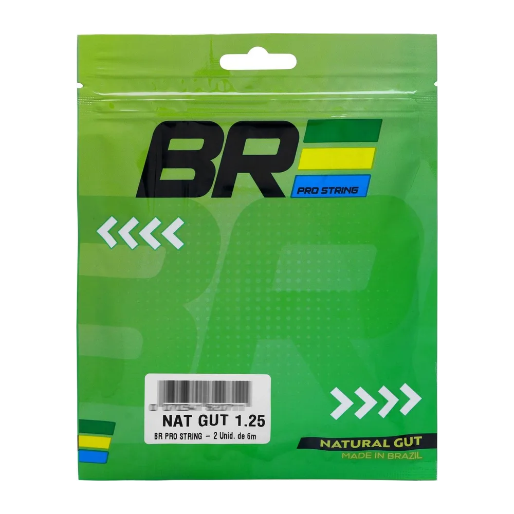 Corda de Tênis Br Pro String Gut 1.25mm
