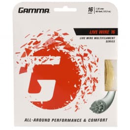 Corda de Tênis Gamma Live Wire 1.32mm