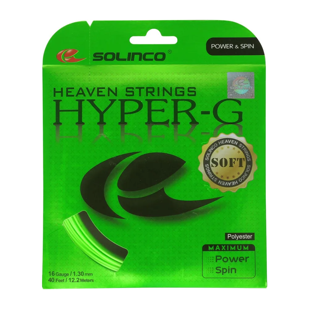 Corda de Tênis Solinco Hyper G Soft 1.30mm