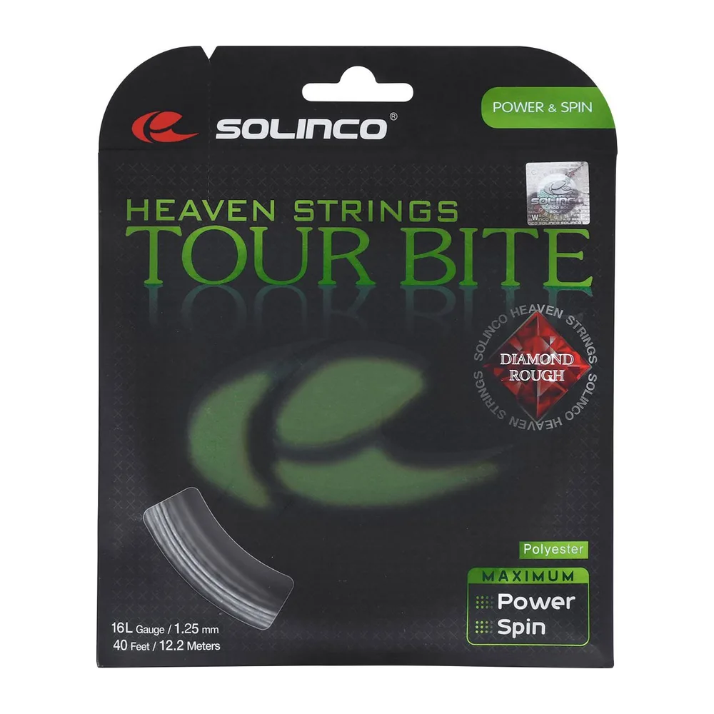 Corda de Tênis Solinco Tour Bite Diamond Rough 1.25mm