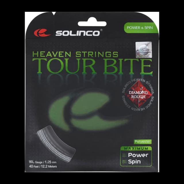 Corda de Tênis Solinco Tour Bite Diamond Rough 1.25mm