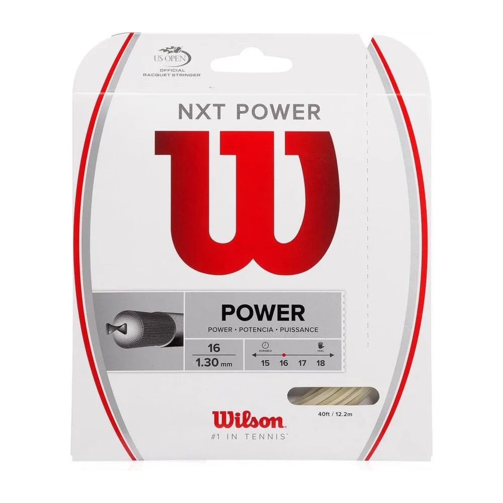 Corda de Tênis Wilson NXT Power 1.30mm