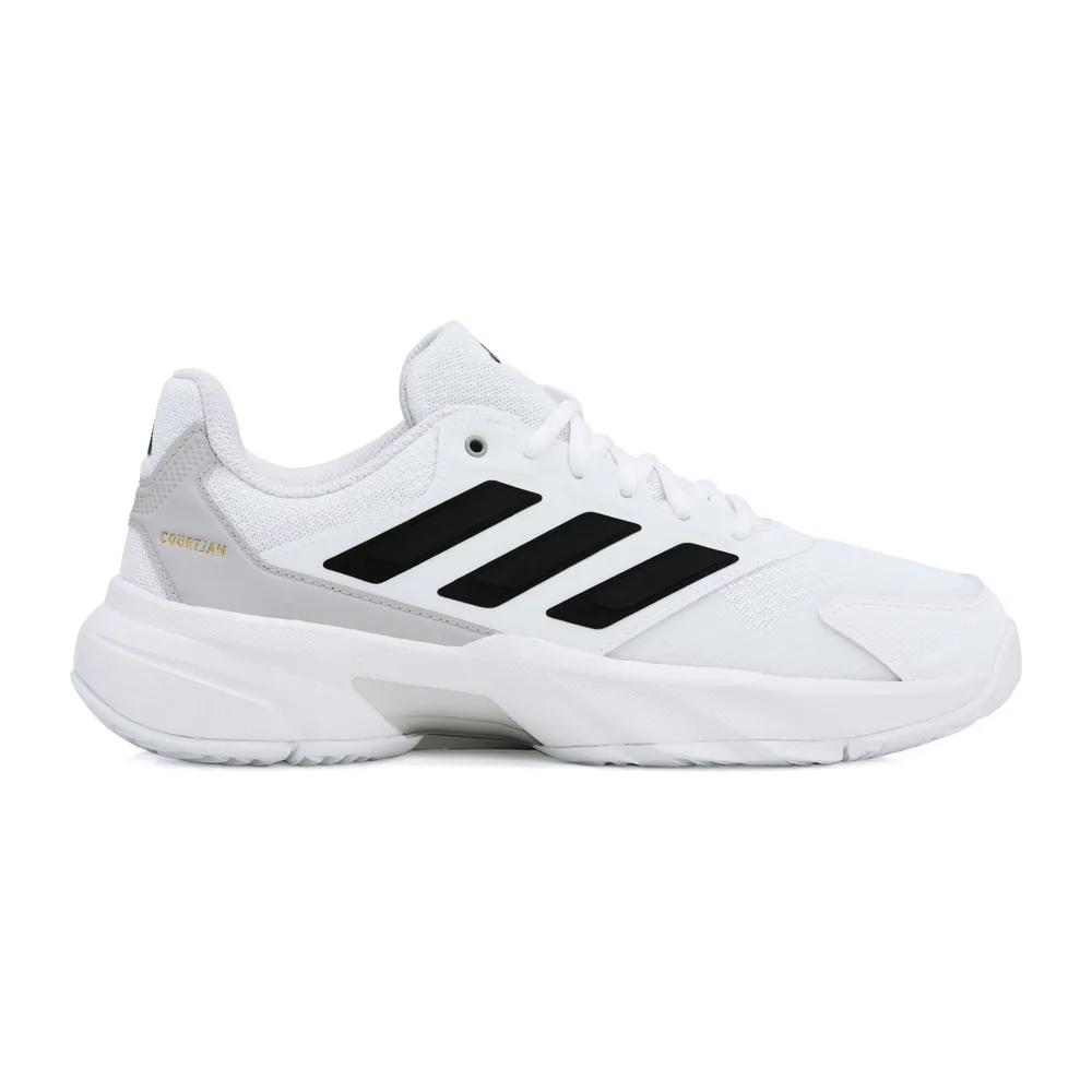 Adidas Courtjam Control 3 - All Court — Branco e Preto