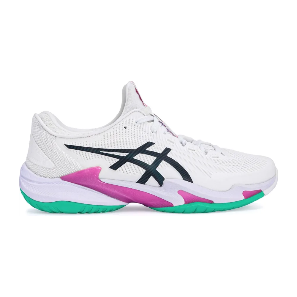 Asics Court FF 3 - All Court Masculino — Branco e Rosa