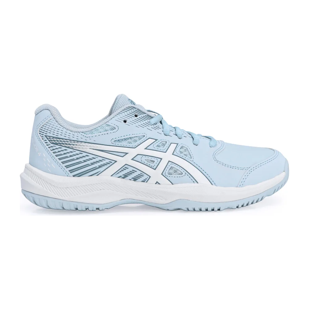 Asics Court Slide 4 - All Court Feminino — Azul Claro e Branco