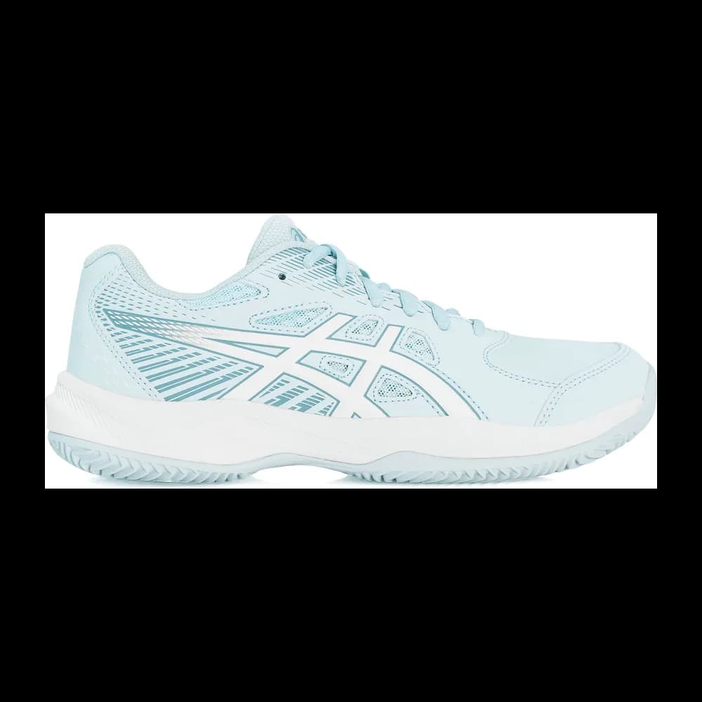 Asics Court Slide 4 - Clay - Saibro Feminino — Azul Claro e Branco
