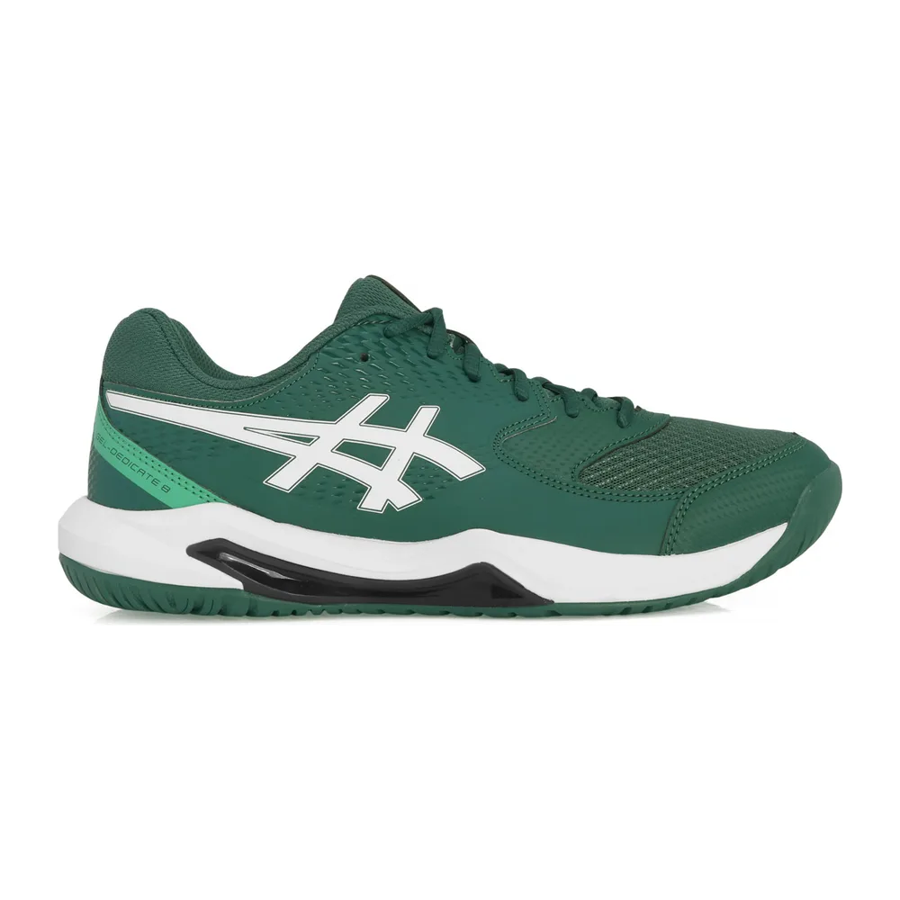 Asics Gel Dedicate 8 - All Court Masculino — Verde e Branco