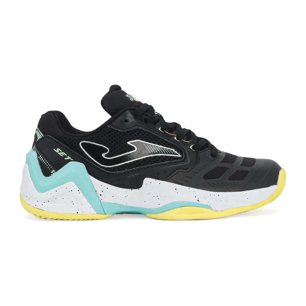 Joma Set Lady Clay Saibro Feminino — Preto e Azul
