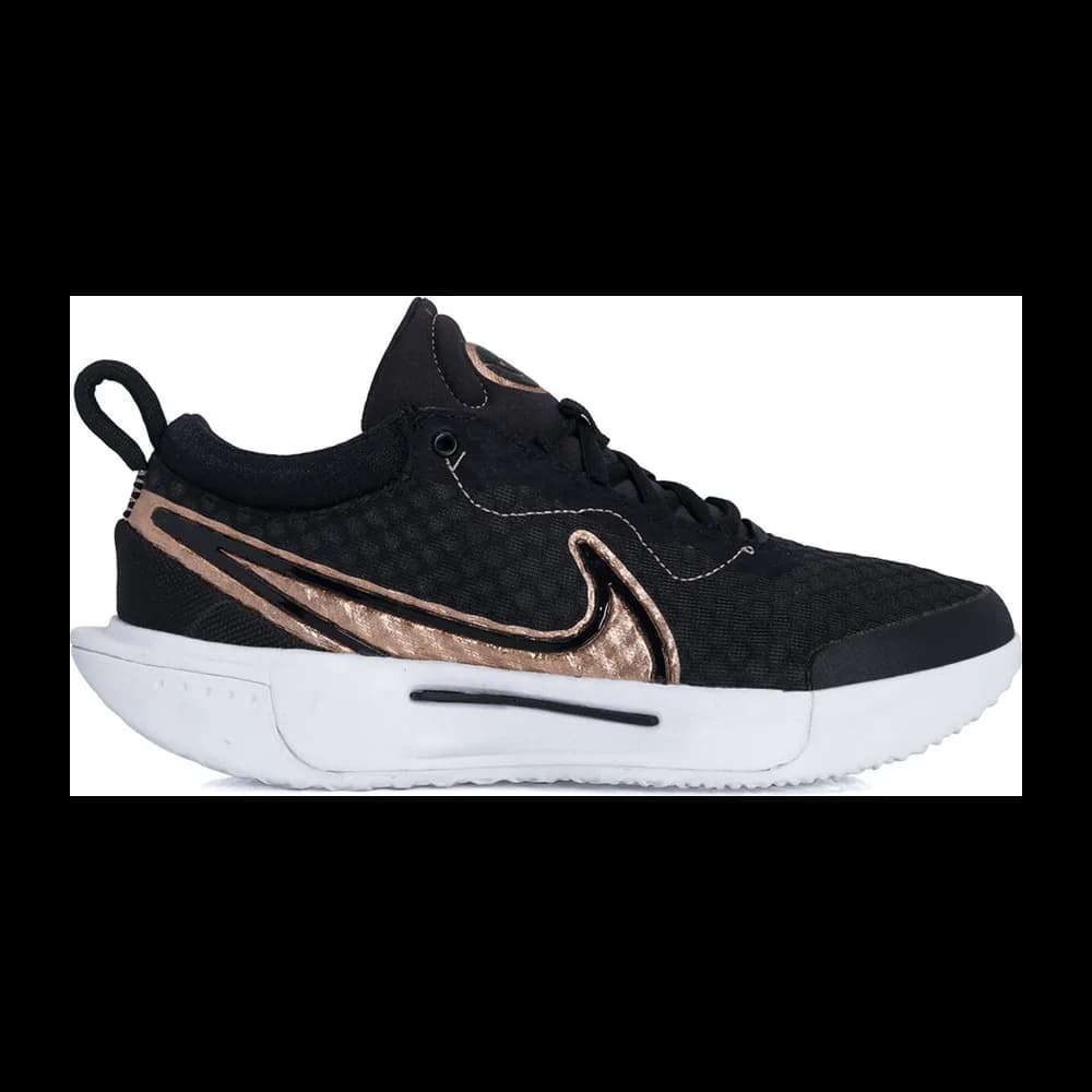 Nike Zoom Court Pro - Quadra Rápida Feminino — Preto e Dourado