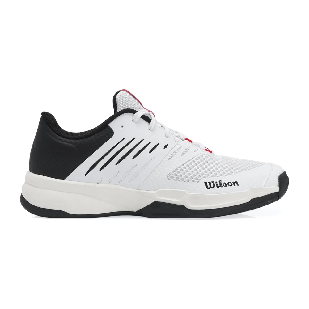 Wilson Kaos Devo 2.0 - All Court Masculino — Branco Preto e Vermelho