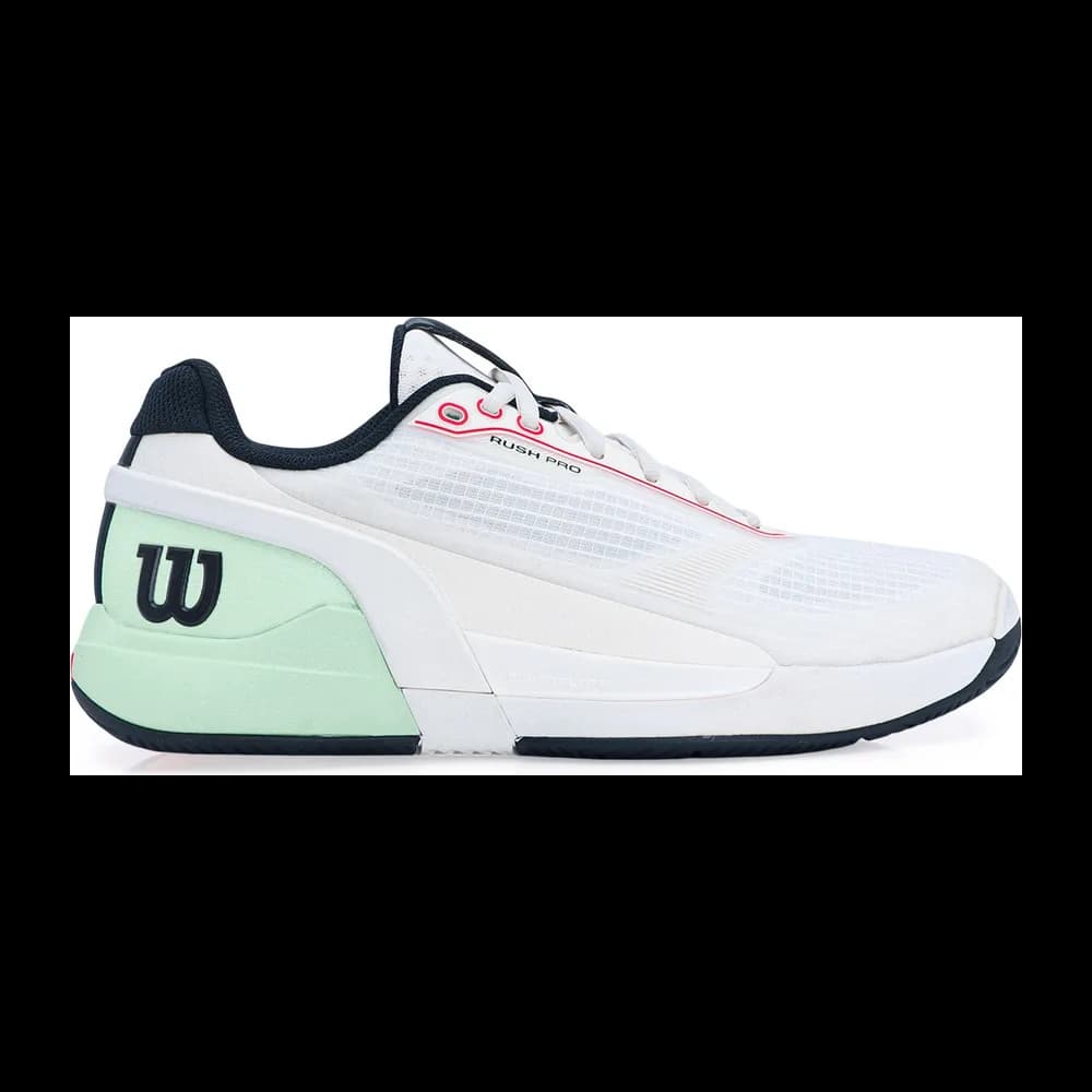Wilson Rush Pro 5 All Court Branco e Verde Claro Masculino