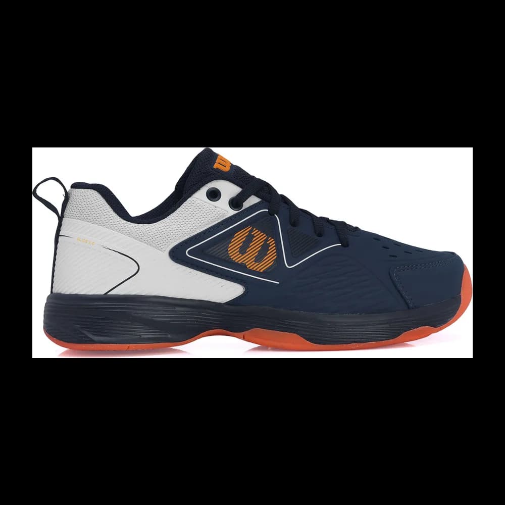 Wilson Slice 3.0 - All Court Masculino — Marinho Branco e Laranja