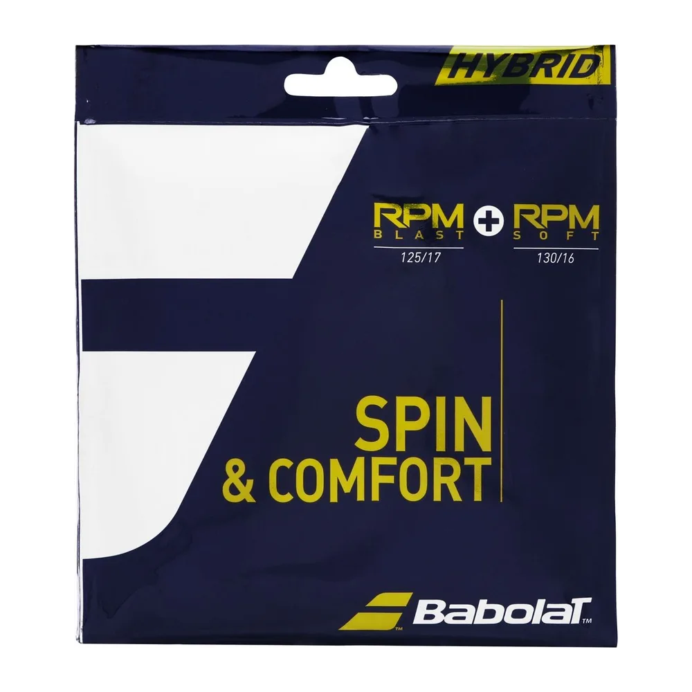 Corda de Tênis Babolat Hibrida RPM Blast X RPM Soft 1.25mm