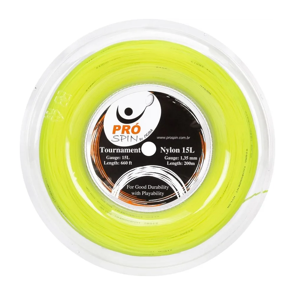 Corda de Tênis Pro Spin Tournament Nylon By Sigma 1.35mm
