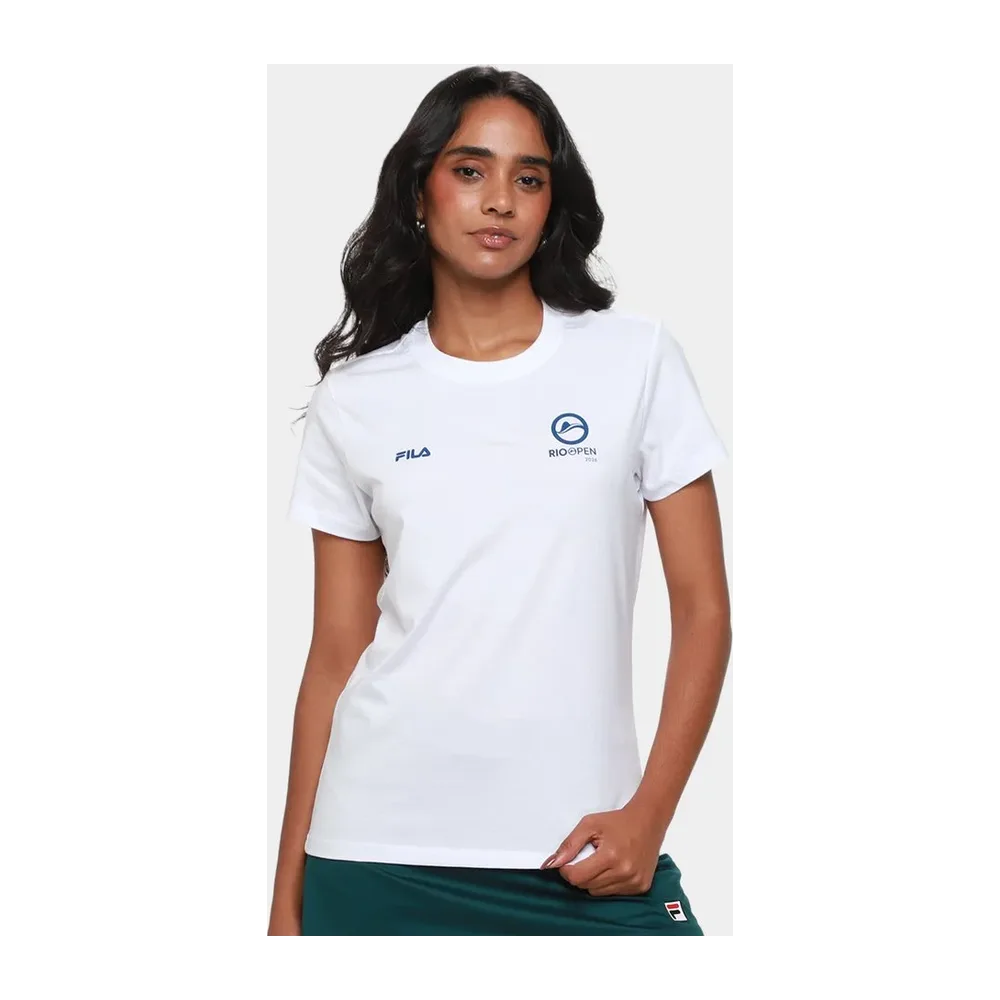 Camiseta Fila Premium Rio Open 26 Feminina