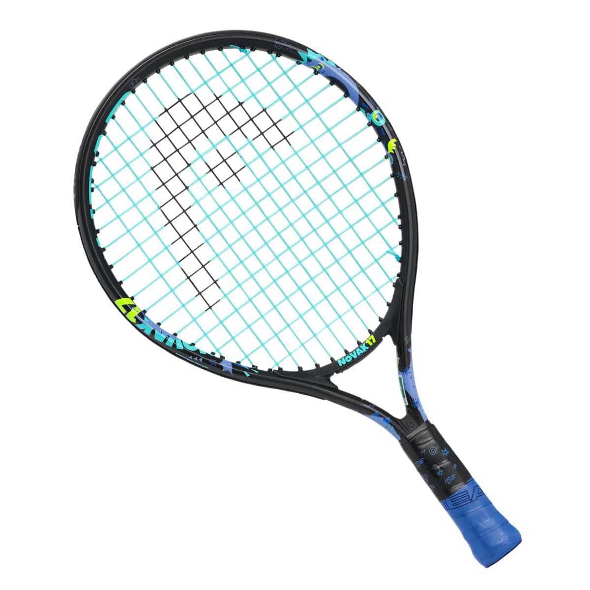 Raquete de Tênis Head Júnior Novak 17 Preta e Azul